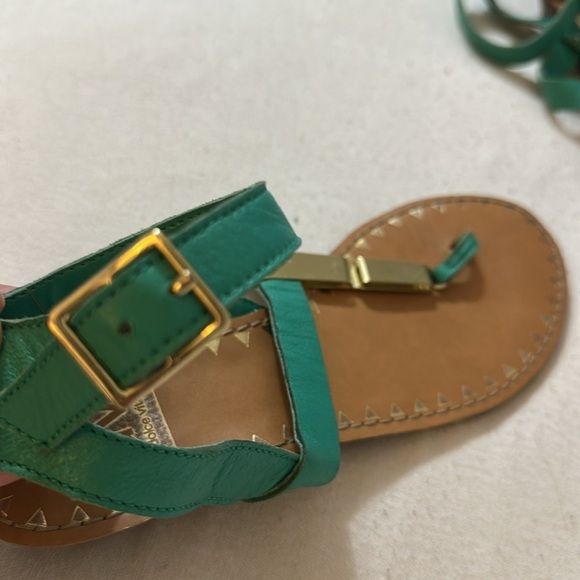 Dolce Vita Vasni Jade Metal Plated Thong Sandals Size-6 - Picture 5 of 7